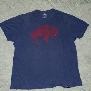 Buffalo Bills 47 T-Shirt with Red logo